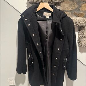 Michael Kors Black Classic Pea Coat